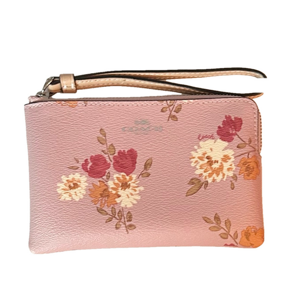 Coach Handbags - Authentic Coach Floral Wristlet NWT